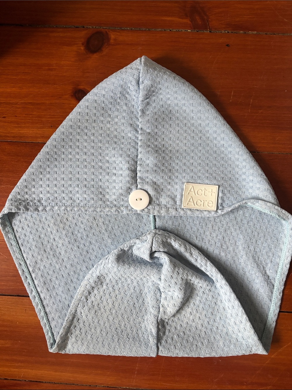 Act and Acre blue hydro hair towel